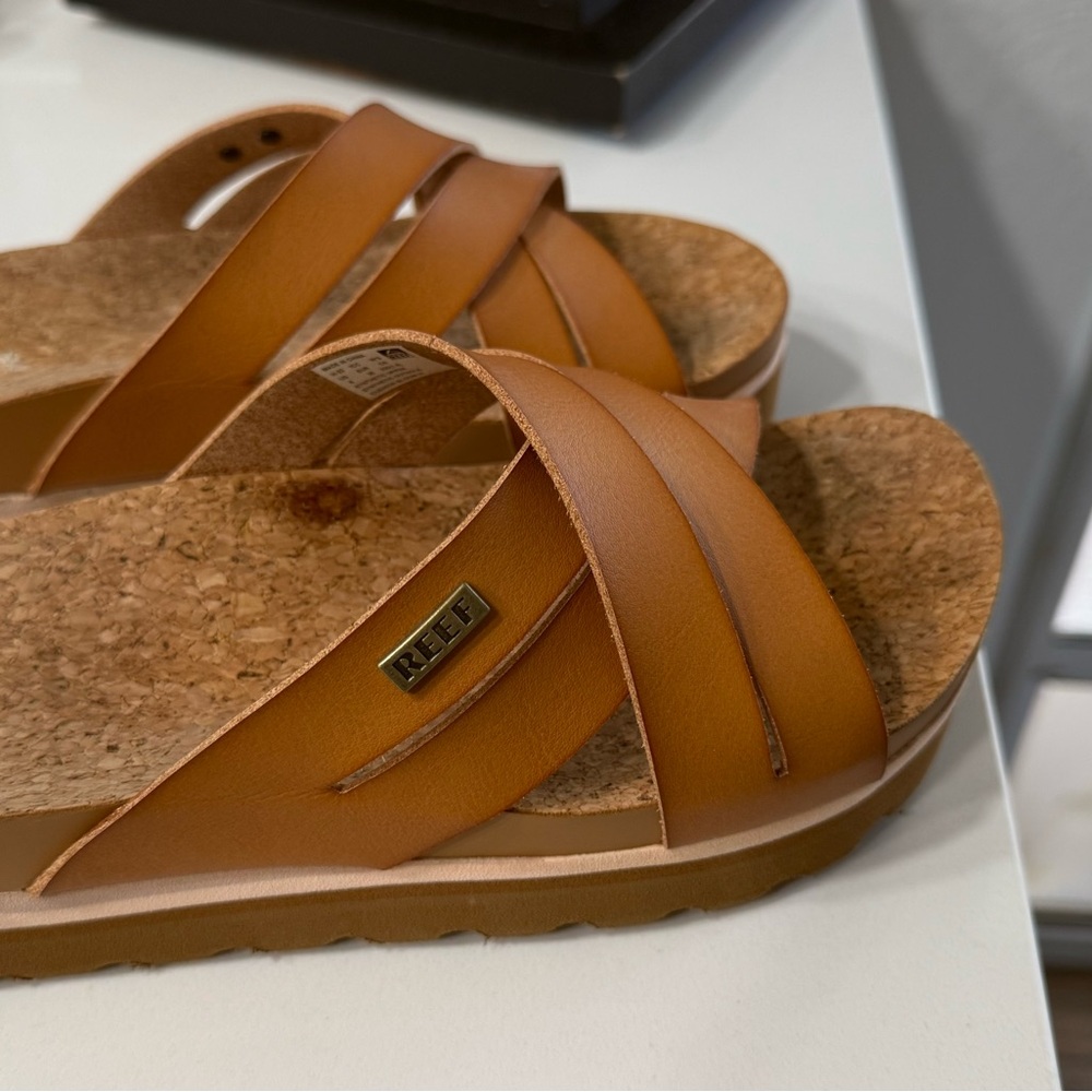 Reef Women's Brown Slide Sandals